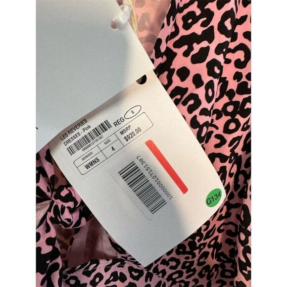 Elegant Pink Patterned Maxi Dress - Picture 12 of 12